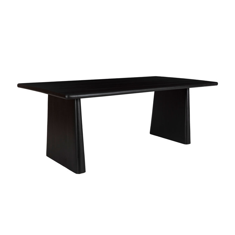 AllModern 80'' Acacia Solid Wood Dining Table Wayfair Canada
